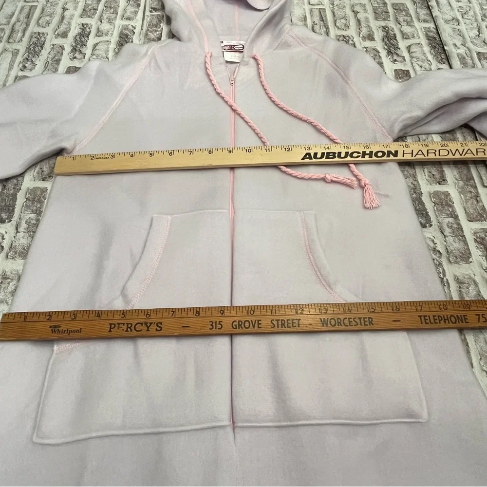 Vintage Sears JR Bazaar Hooded Zip Nightgown PJs NWT 70s Pockets NOS Womens 8-10